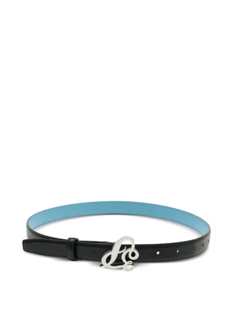 3.PARADIS leather belt Black A004COU518