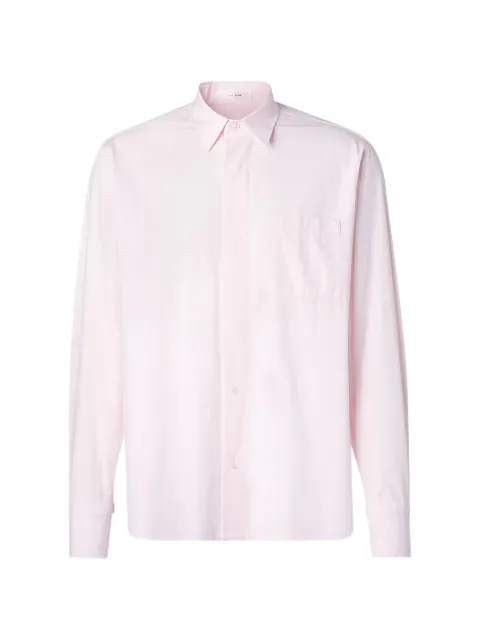 The Row Marek chest-pocket button-down cotton shirt Pink 1309W4393