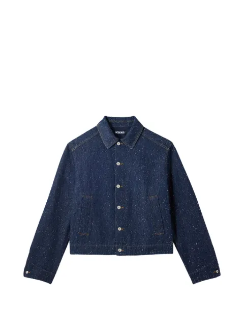 Jacquemus welt-pocket denim jacket Blue OUM00155AD00054