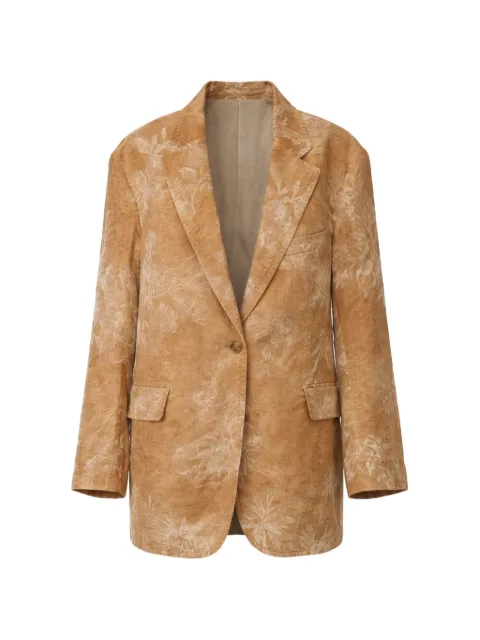 R13 single-breasted blazer Neutrals R13WR020R732B