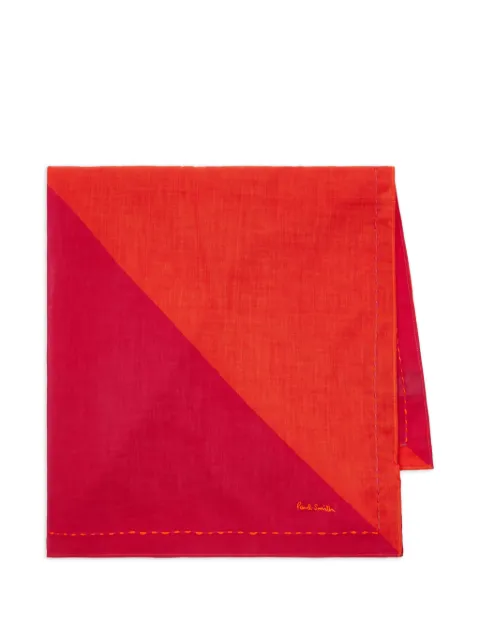 Paul Smith colour-block scarf Red M1A150MU95822