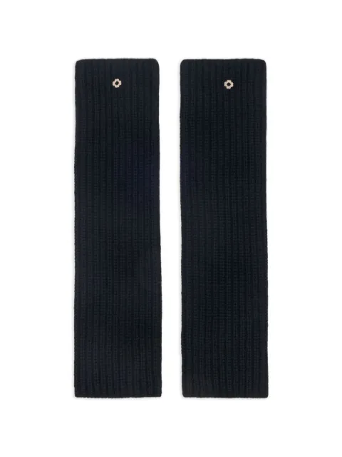 Maje wool and cashmere mittens Black MFABO00552