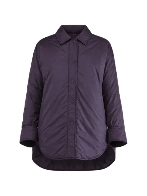Liviana Conti buttoned padded coat Purple F5WW22