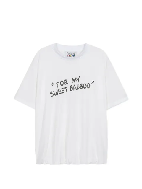 Marge Sherwood x Peanuts Balloon Babboo T-shirt White MW268TS03WH