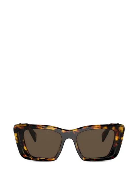 Prada Eyewear geometric sunglasses Brown PR08YS