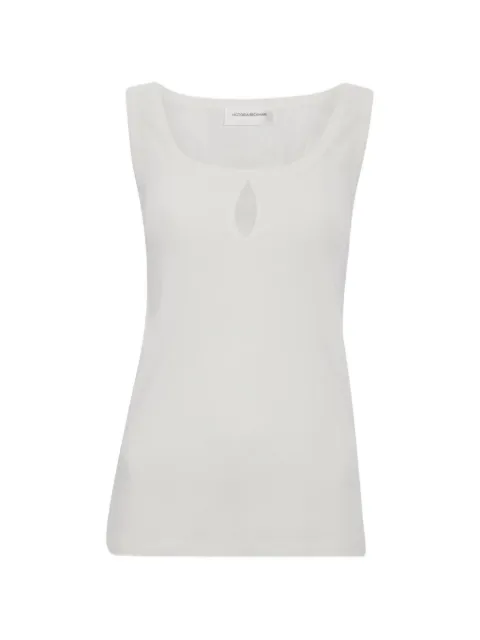 Victoria Beckham split tank top White 1226JTP007237A