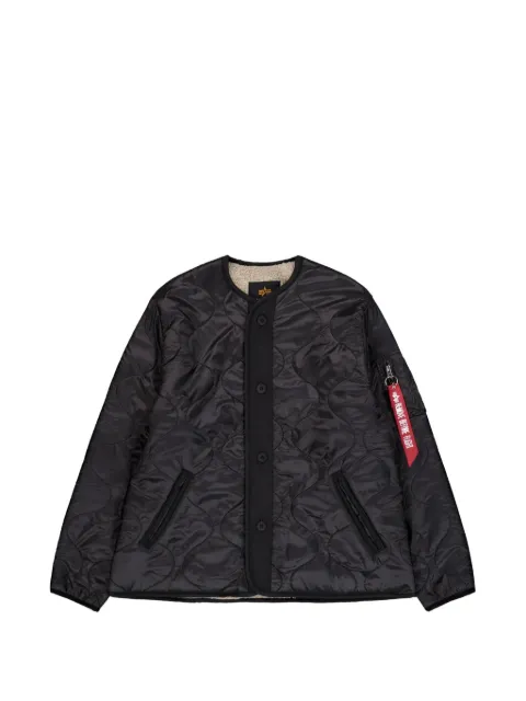 Alpha Industries quilted jacket Black F25811403