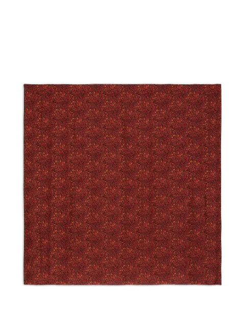 Saint Laurent leopard-print scarf Red 8636223Y039