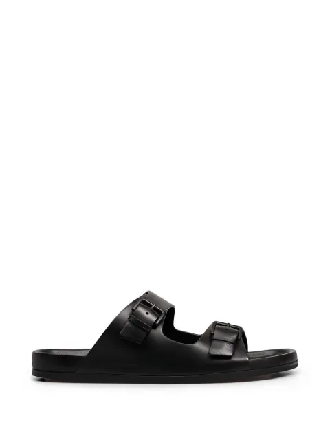 AMI Paris buckle-strap sandals Black USV832AL0129