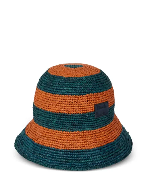 Paul Smith striped bucket hat Orange W1A723AU004