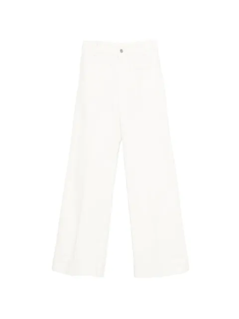 Victoria Beckham patch-pocket jeans White 1226DJE007252K