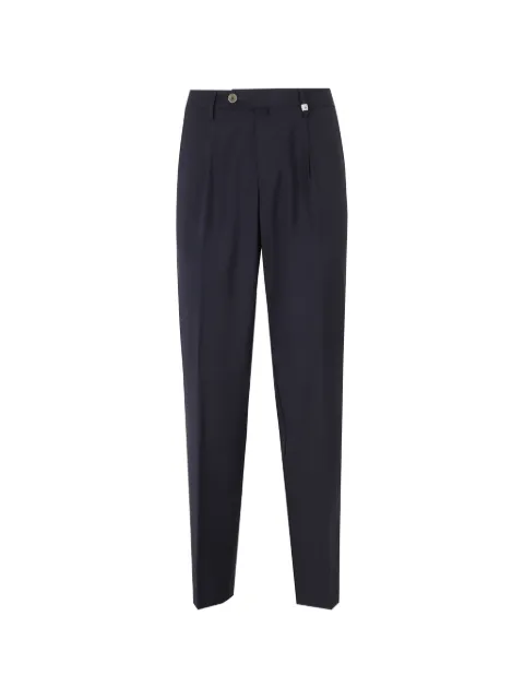 Myths pleated-detail tailored trousers Blue 26M19LONG101