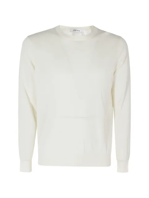 Kangra crew-neck knitted sweater Yellow S6K303401098