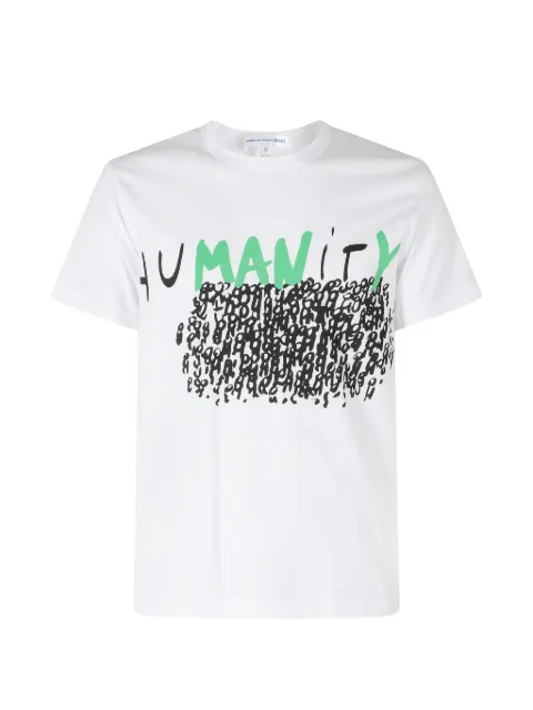 Comme Des Garçons Shirt graphic-print T-shirt White FQT030