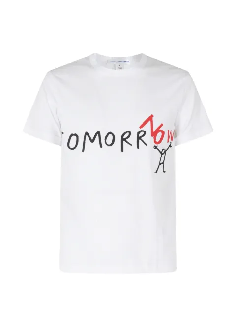 Comme Des Garçons Shirt graphic-print T-shirt White FQT032051098