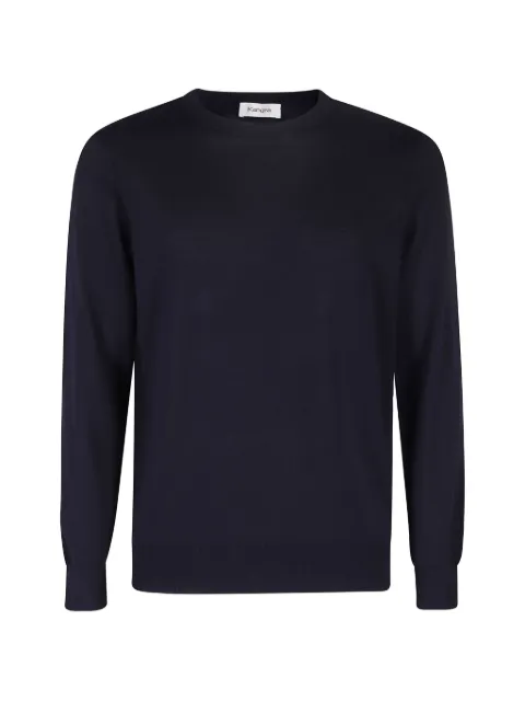 Kangra fine-knit crew-neck sweater Blue S6K303401098
