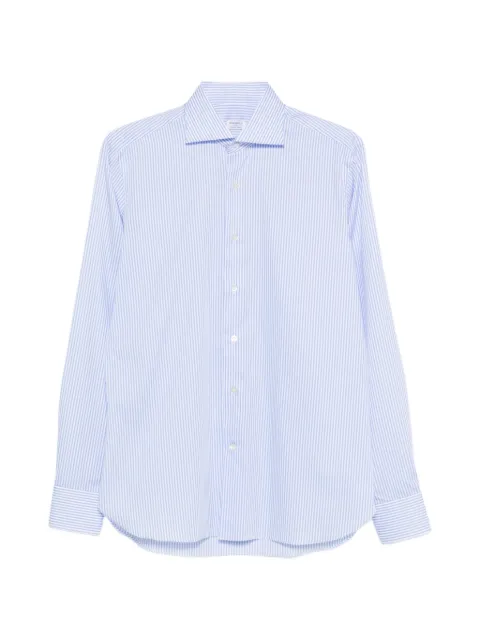 BORRIELLO NAPOLI striped shirt Blue 21019