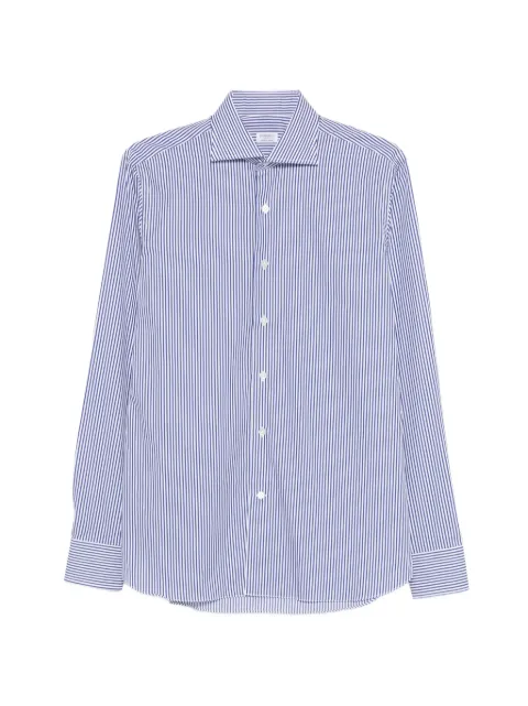 BORRIELLO NAPOLI striped shirt Blue 21019