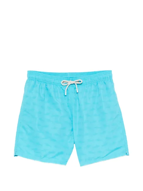 MC2 Saint Barth shark-print swim shorts Blue LIG001503467L