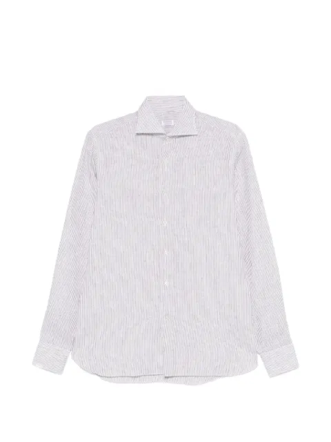 BORRIELLO NAPOLI striped shirt White 22017