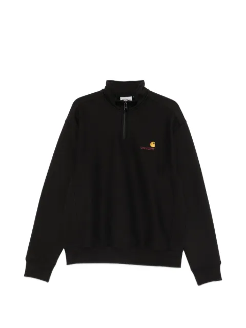 Carhartt WIP American Script embroidered sweater Black I027014
