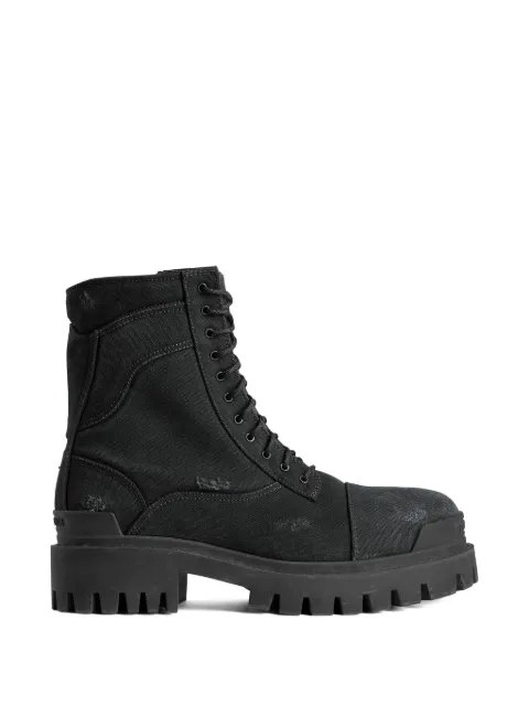 Balenciaga lace-up combat boots Black 845015W2H11