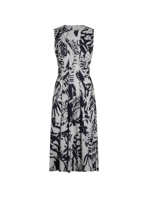 Antonelli button floral print dress White Q6723161C810