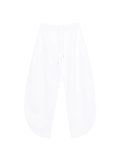 Alaïa Petal drawstring track pants White AA9P1299J094C