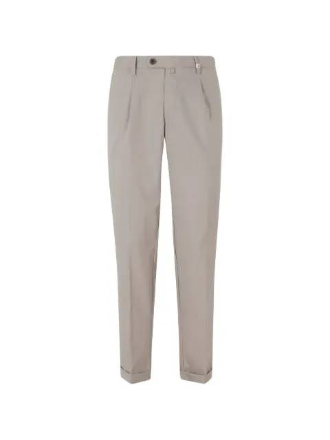 Myths pleated turn-up trousers Neutrals 26M19L106