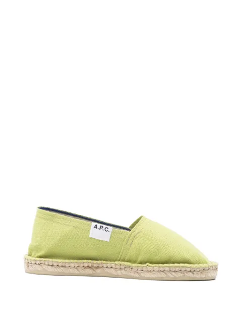 A.P.C. woven espadrilles Green COHRTM53003KAA