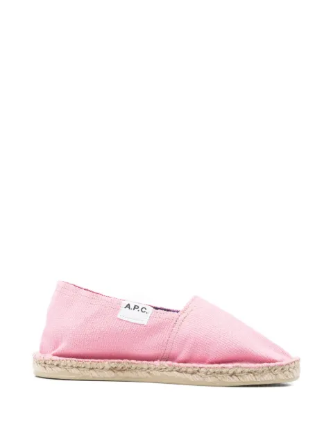 A.P.C. logo espadrilles Pink COHRTM53003FAA