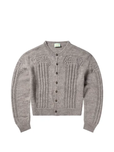 Aries button-down cardigan Grey AR2001905