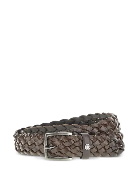 Paul & Shark braided leather belt Brown 26416032491