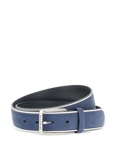 Paul & Shark contrasting suede belt Blue 26416012013