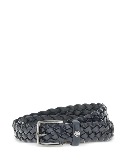 Paul & Shark braided leather belt Blue 26416032013