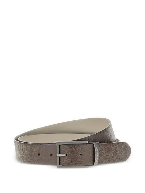 Paul & Shark reversible leather belt Brown 26416040R71