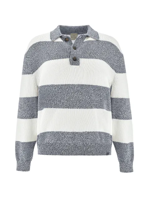 Paul & Shark striped knit polo shirt White 26411648274