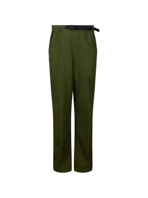 The North Face contrast-belt straight-leg trousers Green NF0A8FHFBRI1