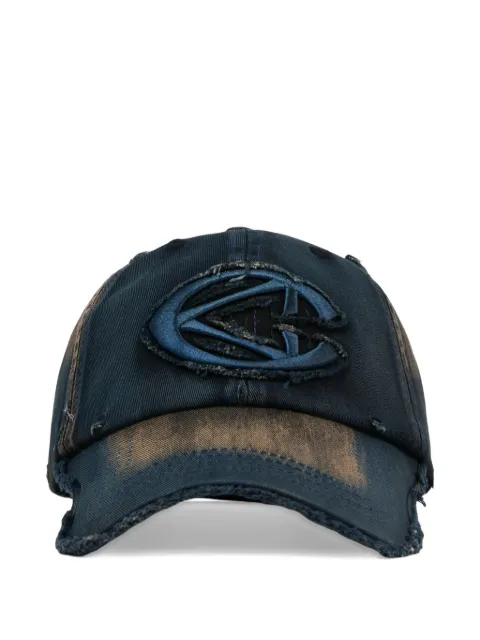 CamperLab logo-patch distressed cap Blue AS00010002
