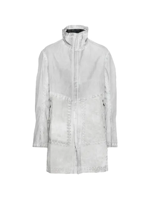 Isaac Sellam Experience zip coat Grey NYCTALOPEMEMBRANE