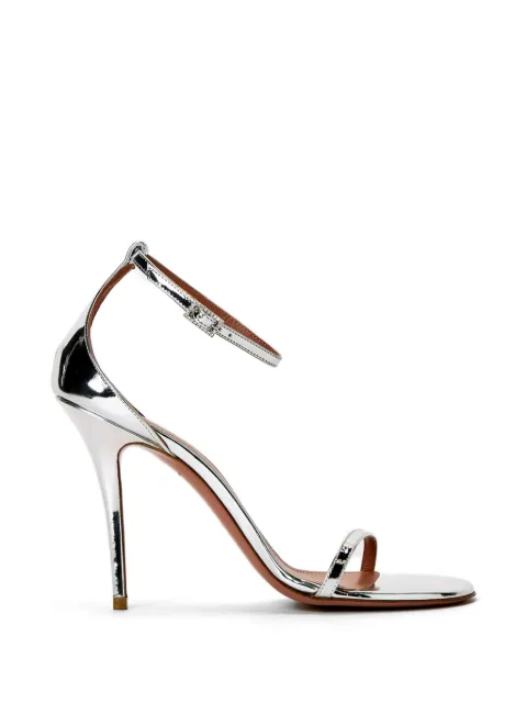 Amina Muaddi embellished strap sandals Silver 15S365636BAR