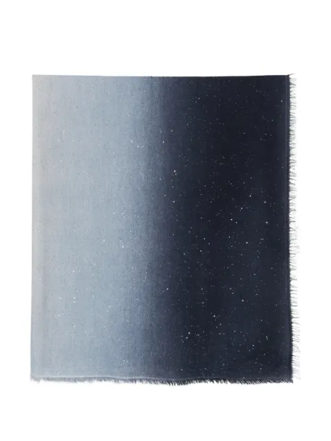 Faliero Sarti Luccicante sequin-embellished scarf Blue LUCCICANTE