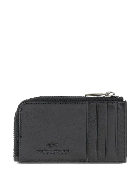 Paul & Shark zip leather wallet Black 25418113011