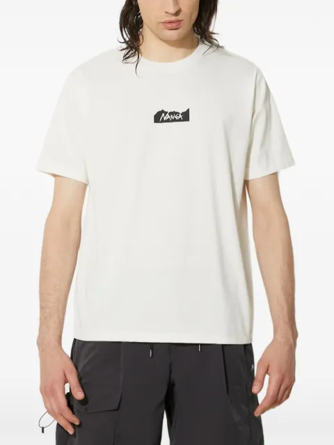 NANGA Eco Hybrid MT logo-print T-shirt White NW22111G208