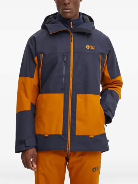 PICTURE zip hooded ski jacket Blue MVT0527