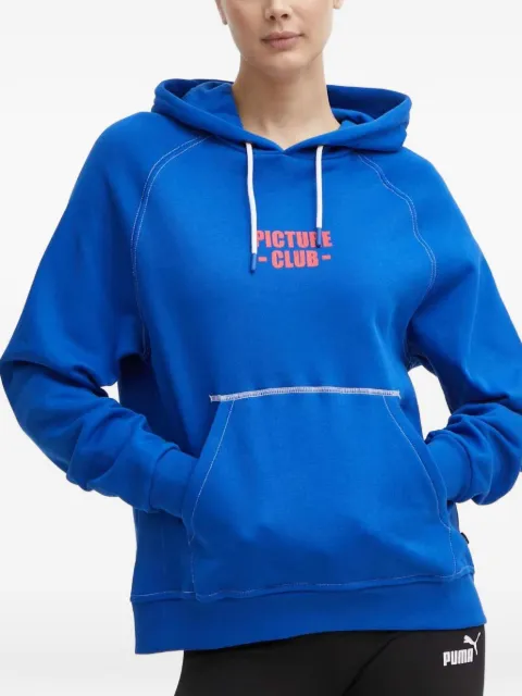 PICTURE Kuray graphic-print hoodie Blue WSW334
