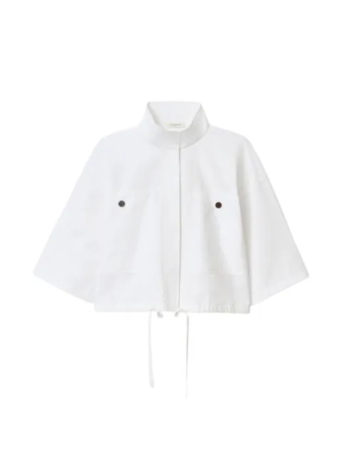 Lafayette 148 oversized short-sleeve shirt-jacket White MBFR2R1R48