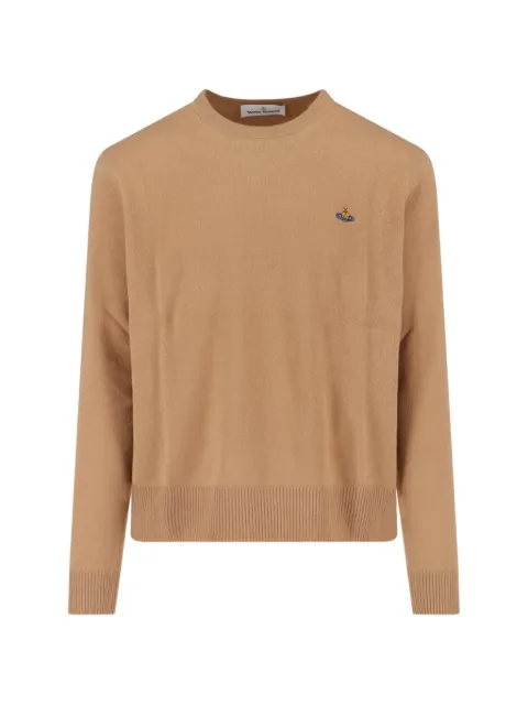 Vivienne Westwood Alex logo sweater Brown 2701002TY0018