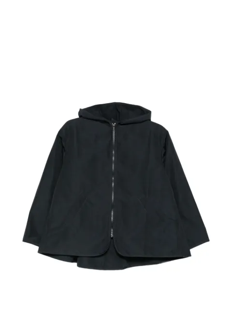 cape concept hooded jacket Blue GIULIETTA