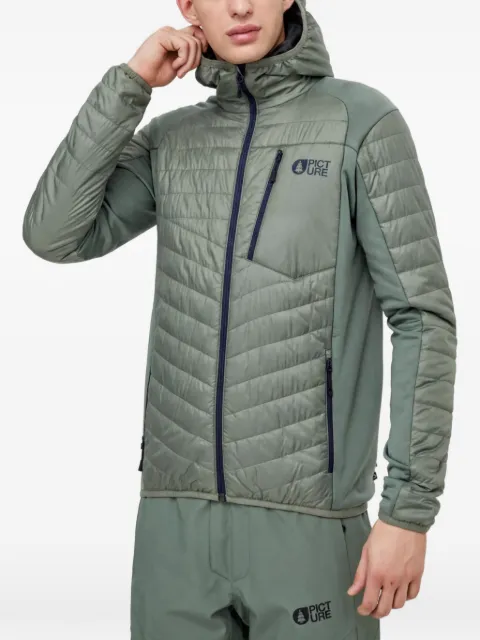 PICTURE Takashima quilted hooded jacket Green SMT111